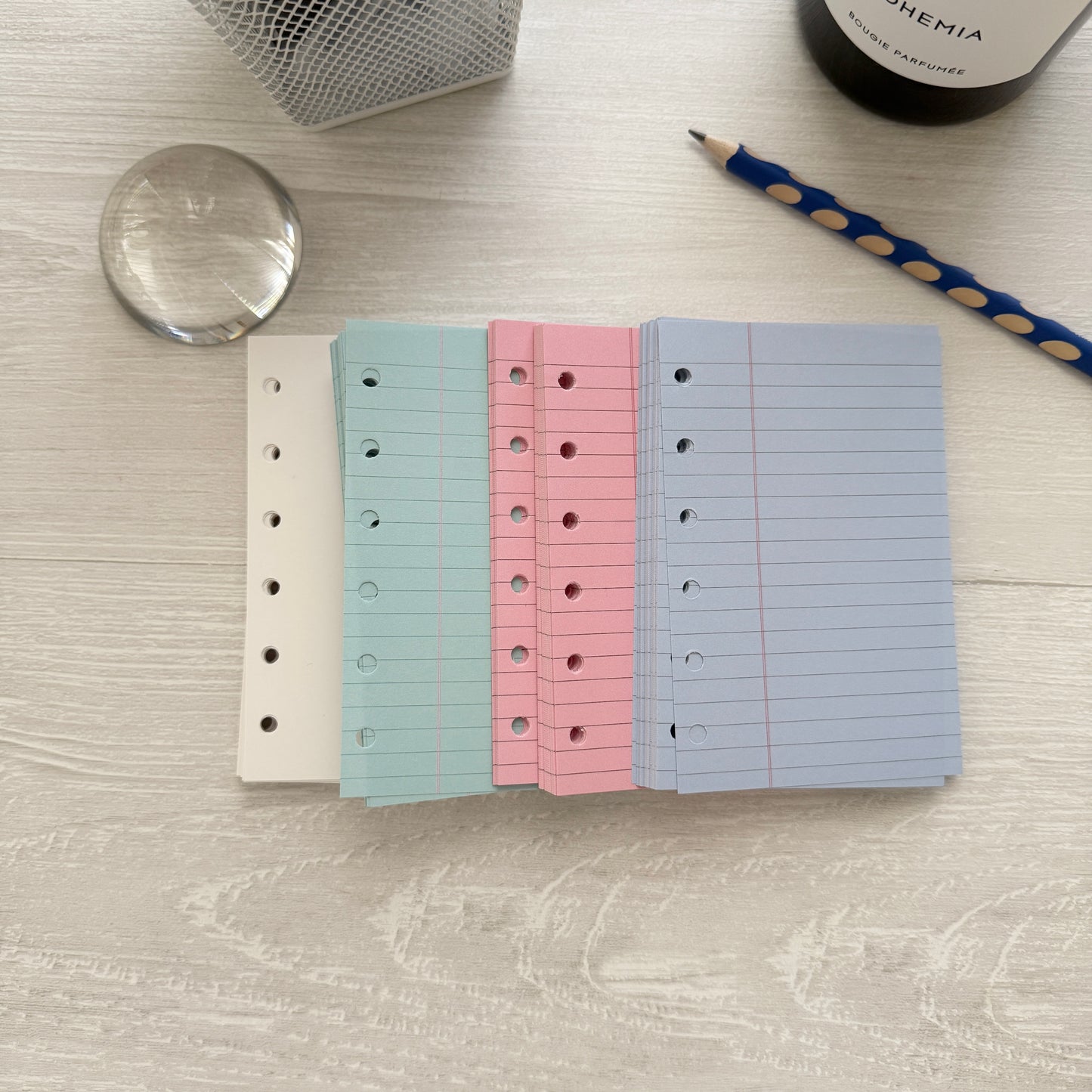 Jeongo Innerside A7 Pocket Ring Journal Refill / 4 Designs