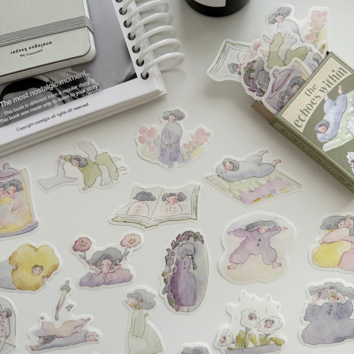 Dodolulu The Echoes Within Die-cut Matchbox Stickers