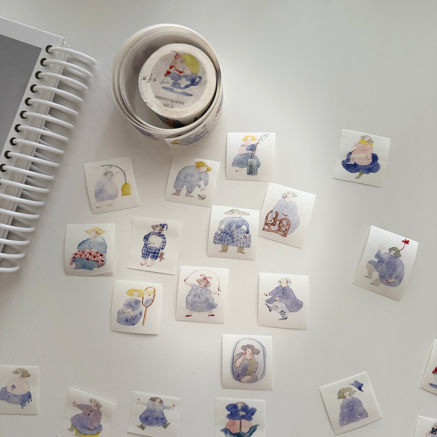 Dodolulu Seasons Quartet (Vol.1 to Vol. 4) | Washi Paper
