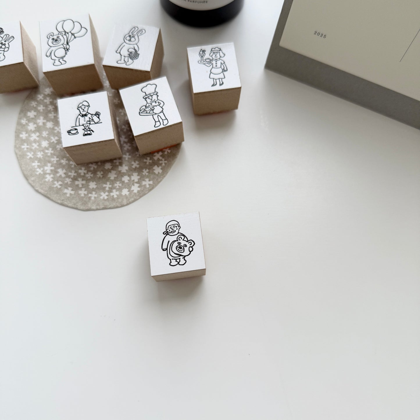 36 Sublo Walks of Life Rubber Stamp / 7 Designs