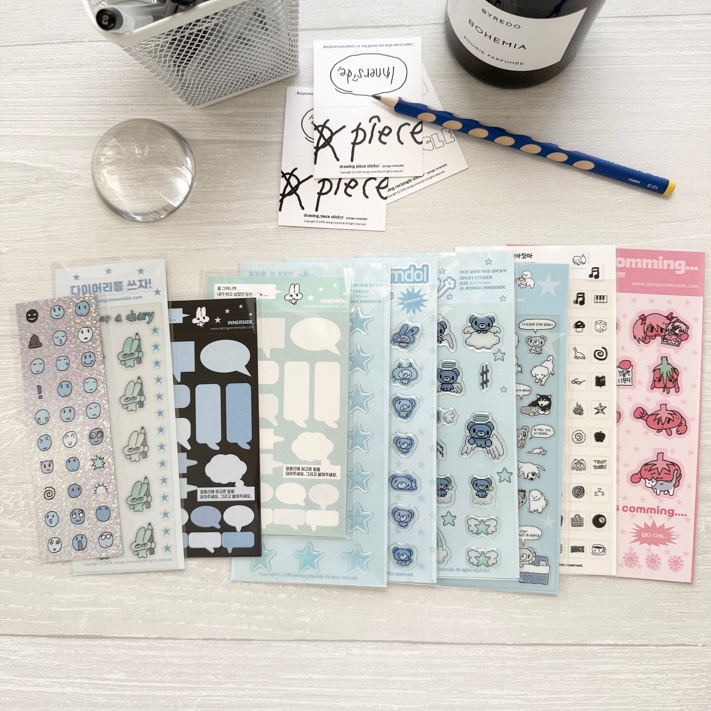 Jeongo Innerside Many Stickers / 10 Designs