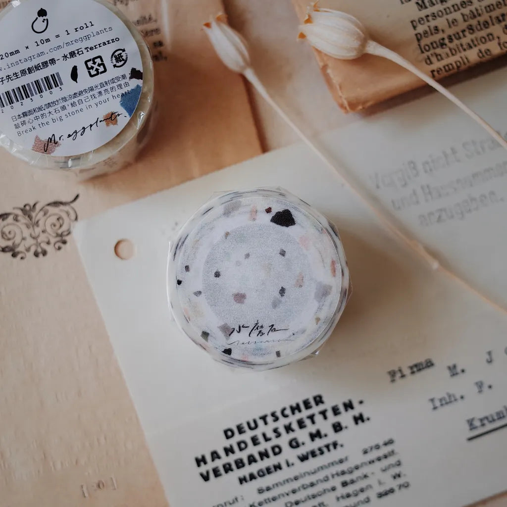 Mr. Eggplants Terrazzo Washi Tape