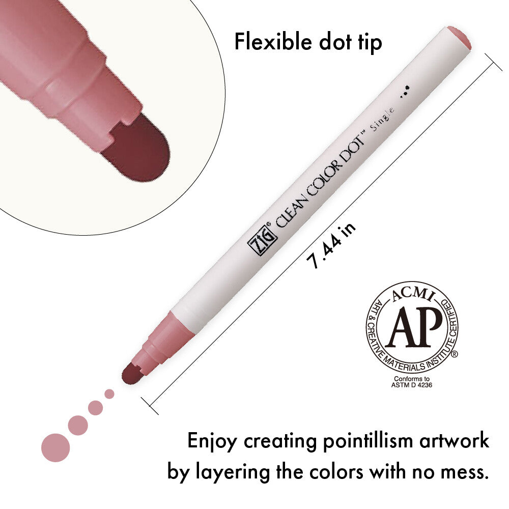 ZIG Clean Color Dot Single Tip Set / 3 Options