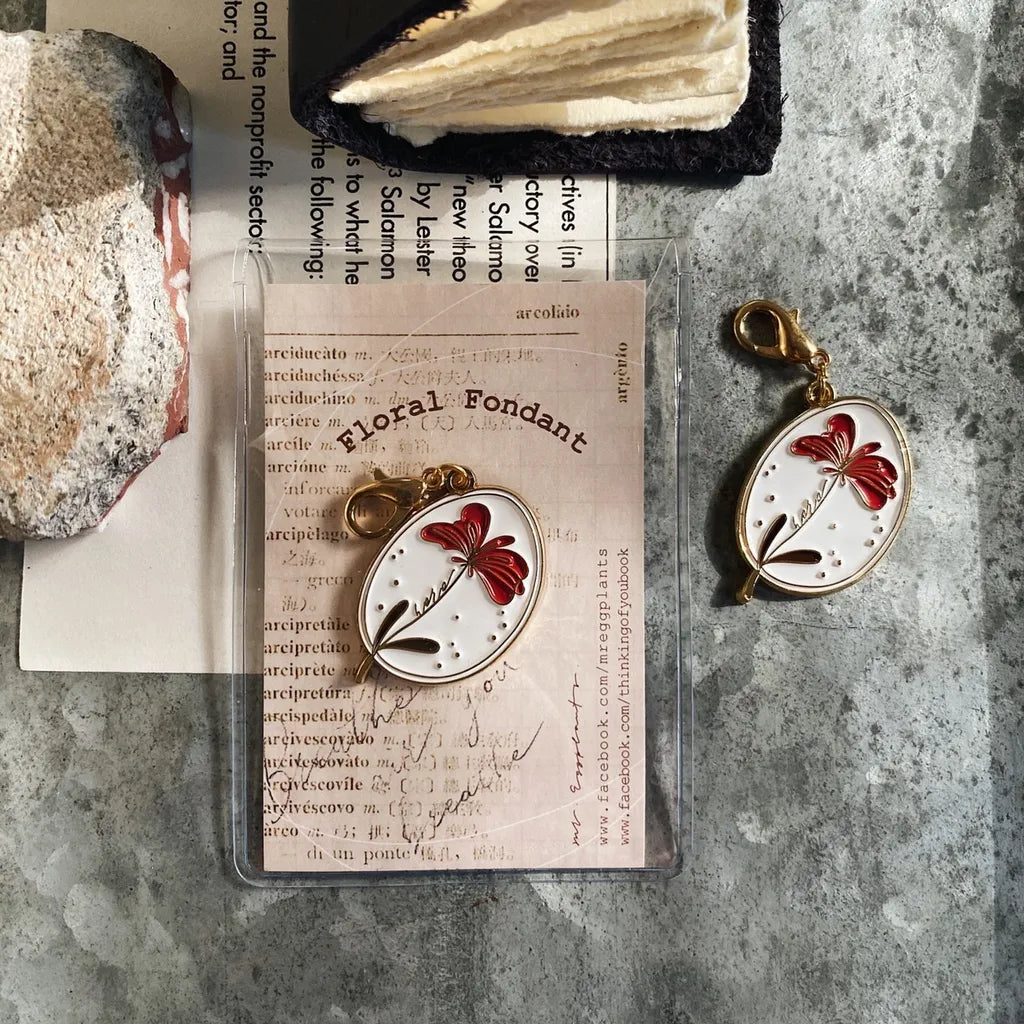 Mr. Eggplants Sugar Flower Journal Charm