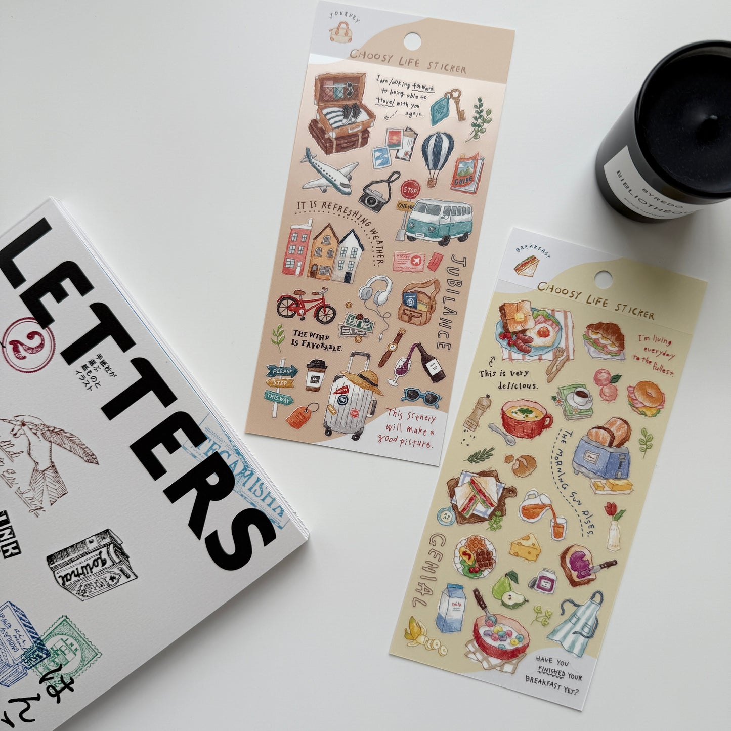 MIND WAVE Choosy Life Sticker / 2 Designs