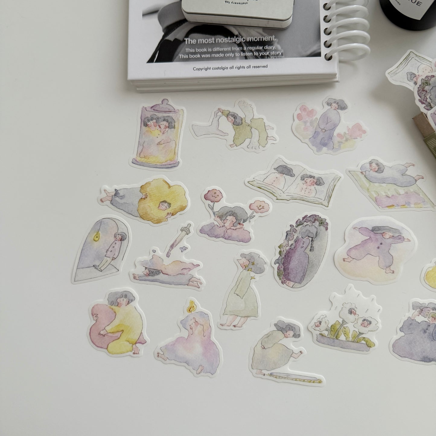 Dodolulu The Echoes Within Die-cut Matchbox Stickers