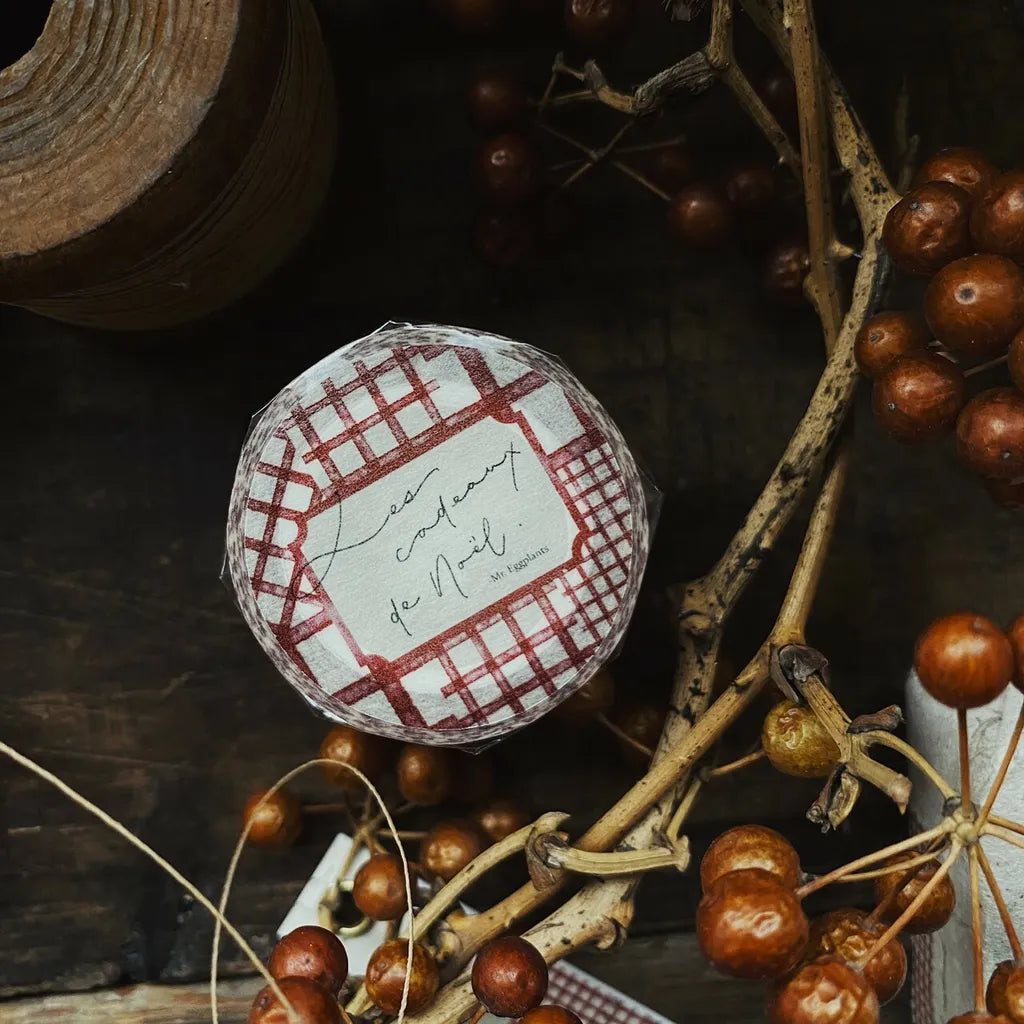 Mr. Eggplants Cadeau de Noël (Christmas Gift) Washi Tape