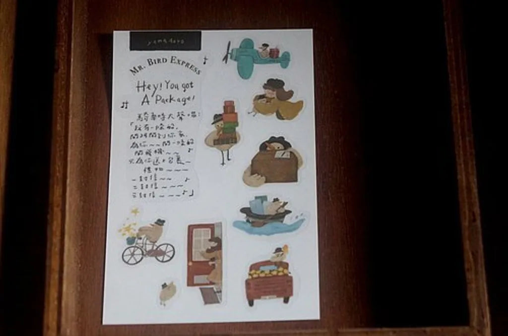 Yamadoro Mr. Bird Express Transfer Sticker