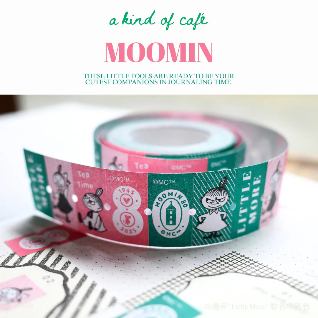 A kind of café x Moomin Label Sticker Roll