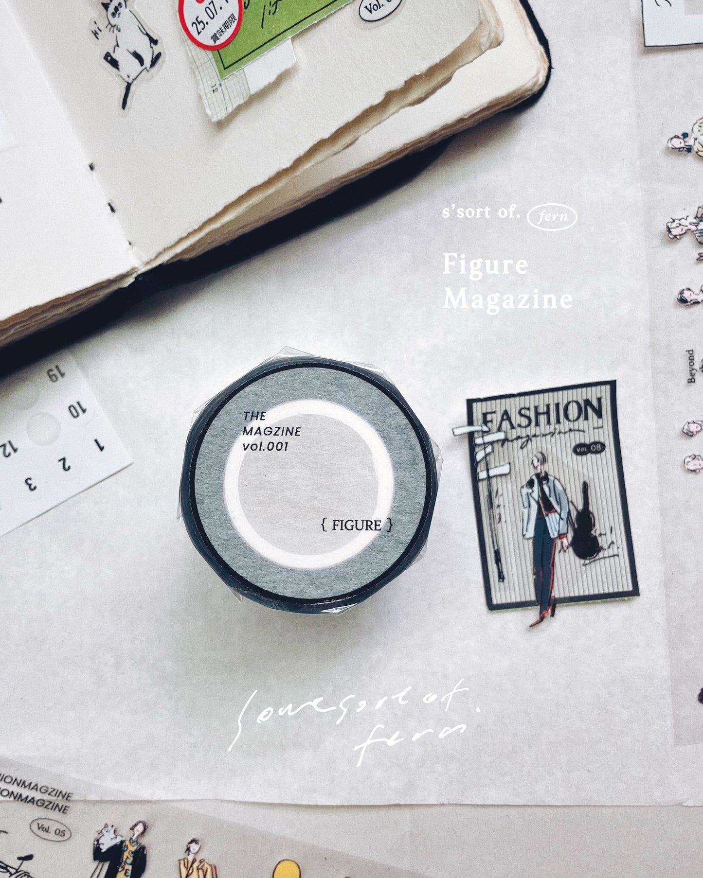 Somesortof.fern Figure Magazine PET Tape