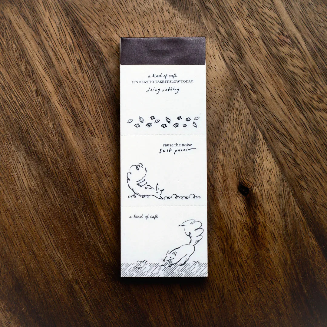 A kind of cafe Notepad Collection / No. 1-3