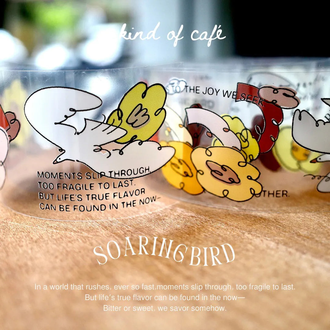 A kind of café Soaring Bird PET Tape