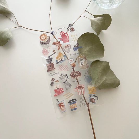 Mind Wave Juwatto Sticker | 04 Slow Days With Coffee