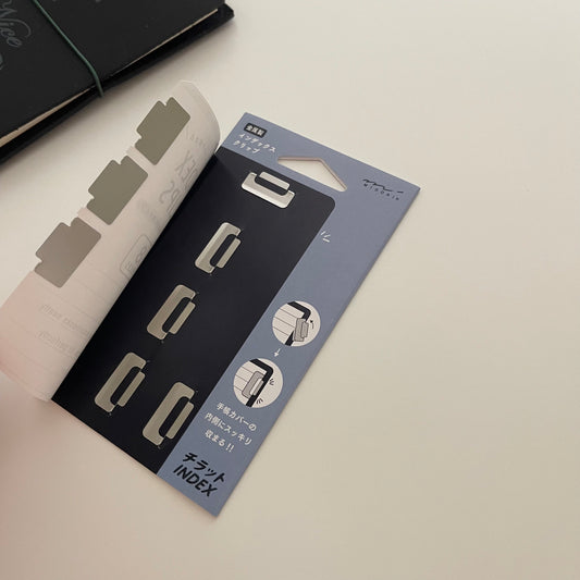 Midori Index Clip | Silver