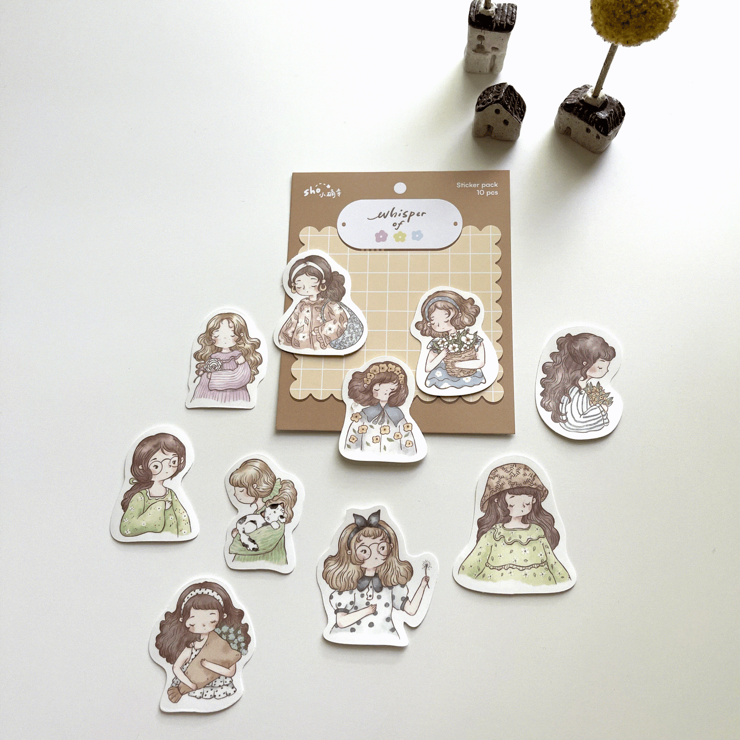 Sho Littlehappiness Whisper of Flower Sticker Pack