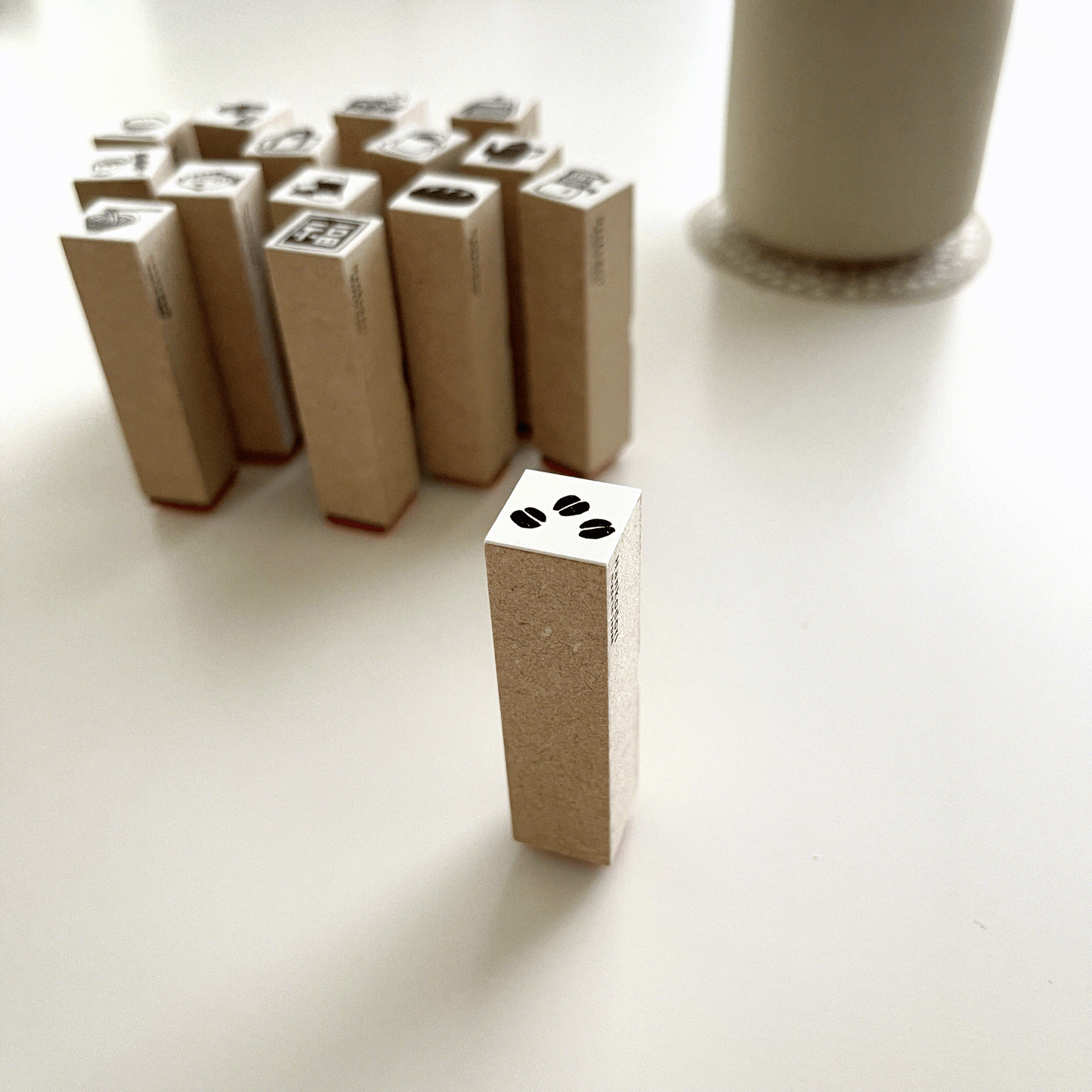 Hankodori Mini Items Rubber Stamps