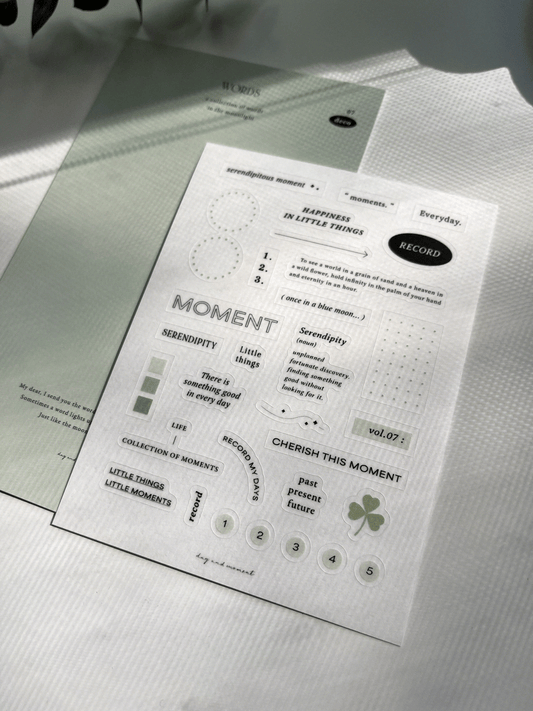 Day and Moment Word Sticker | 07