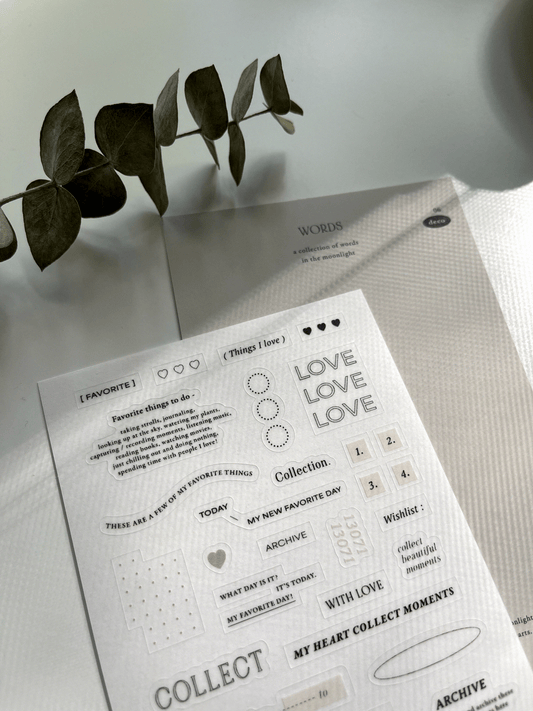 Day and Moment Word Sticker | 06