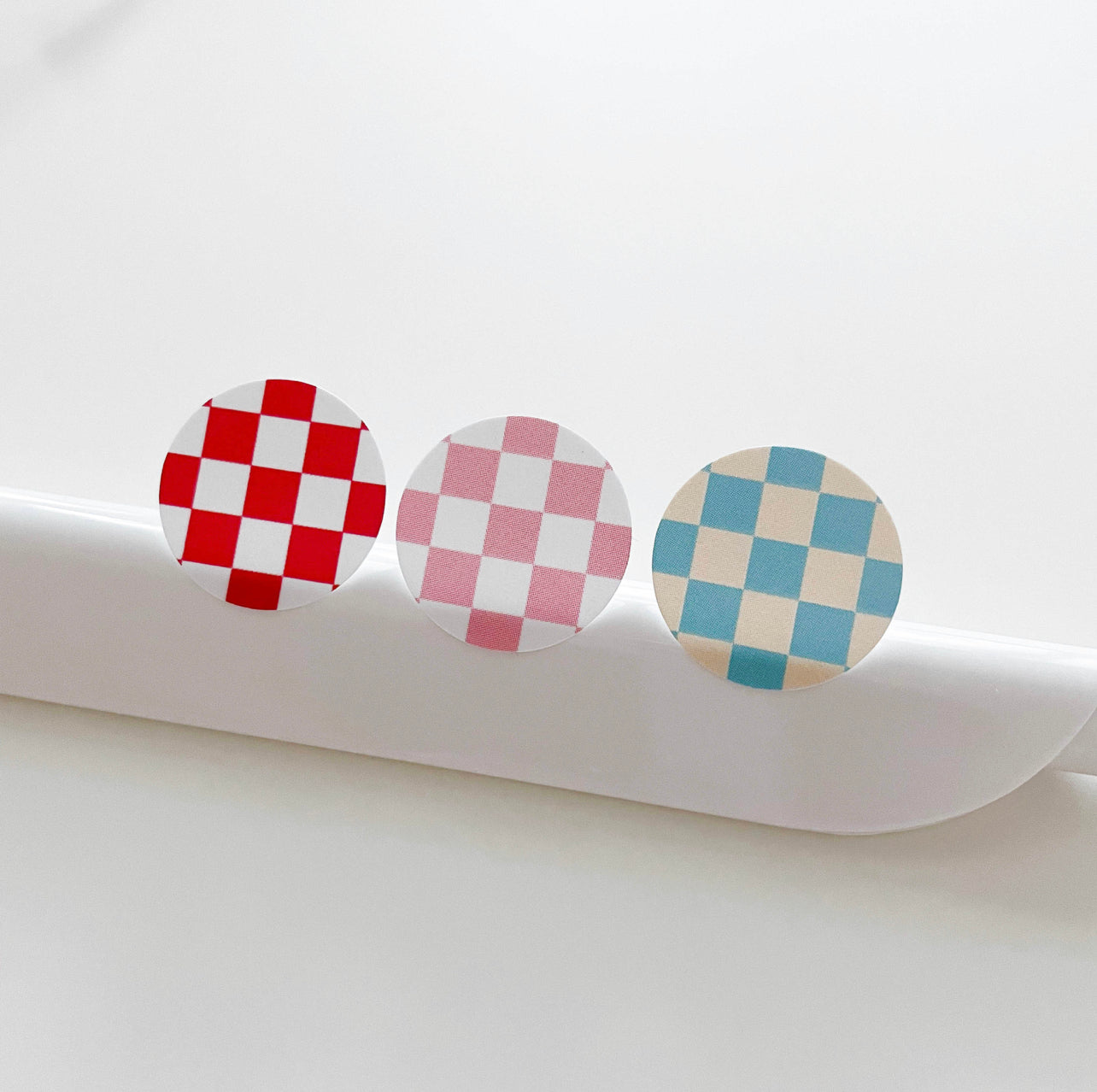 fromsawol Checkboard Sticker | 2 Options