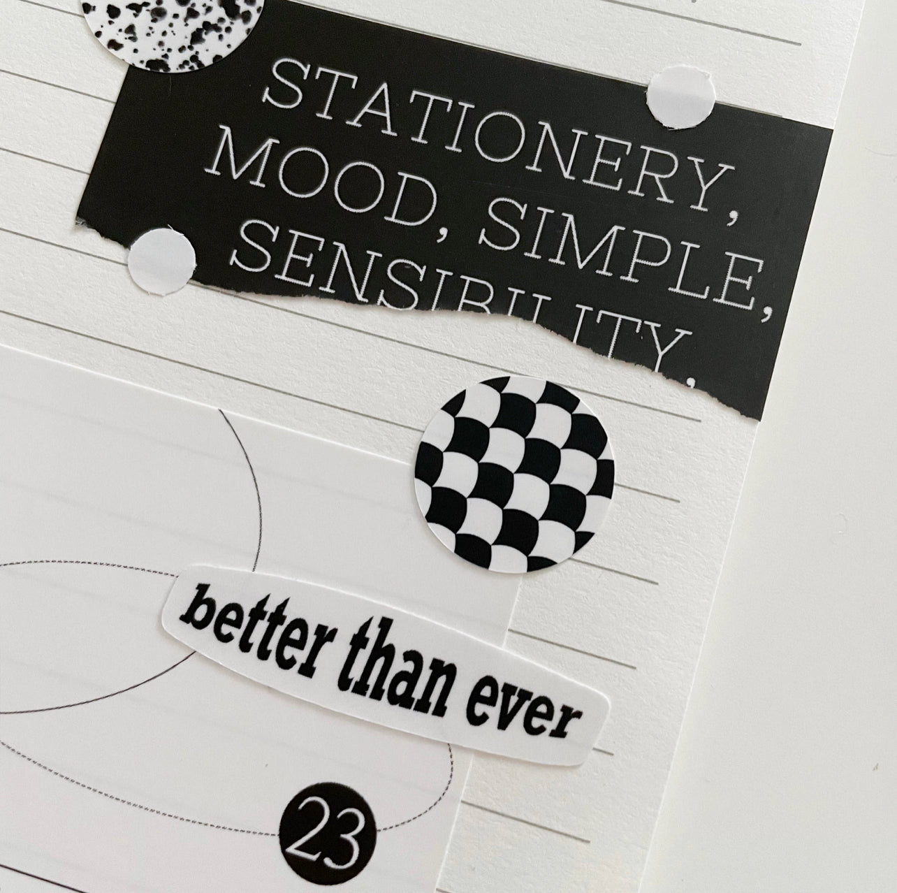 fromsawol Checkboard Sticker | 2 Options