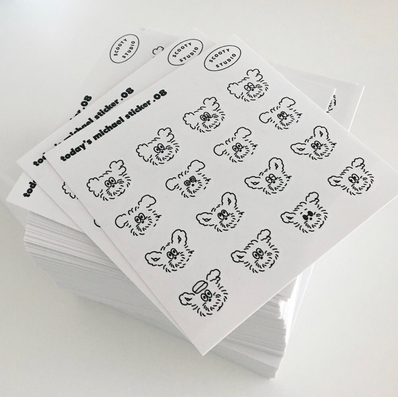 Scooty Studio Today's Michael Sticker | 08