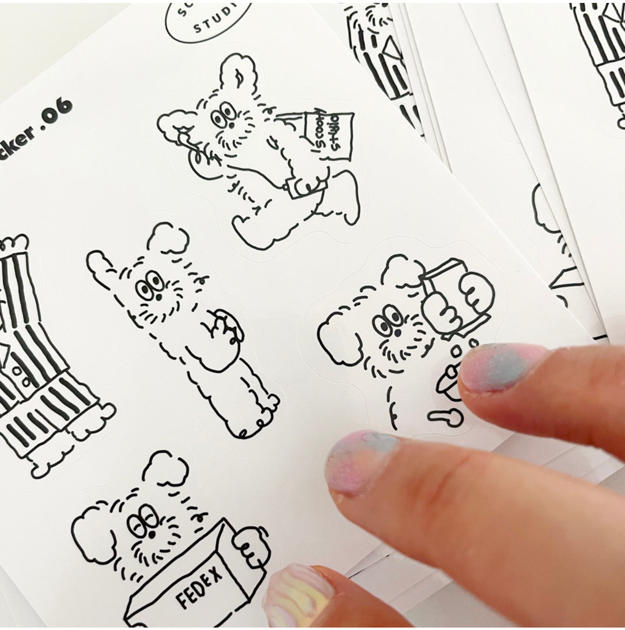 Scooty Studio Today's Michael Sticker | 06