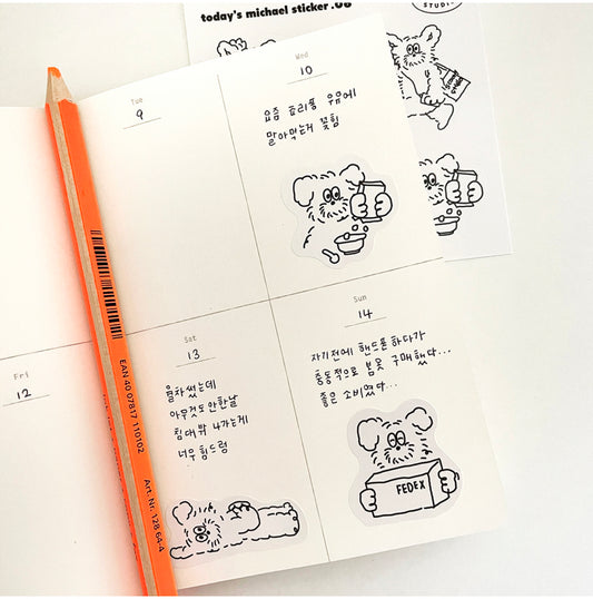 Scooty Studio Today's Michael Sticker | 06