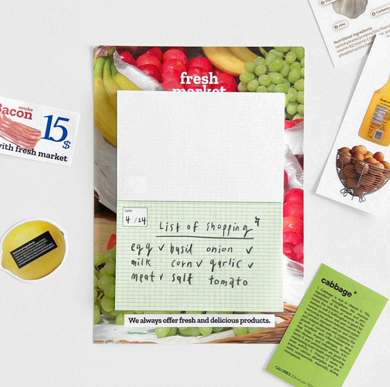 Organize a bit Short Memos // 2 Options
