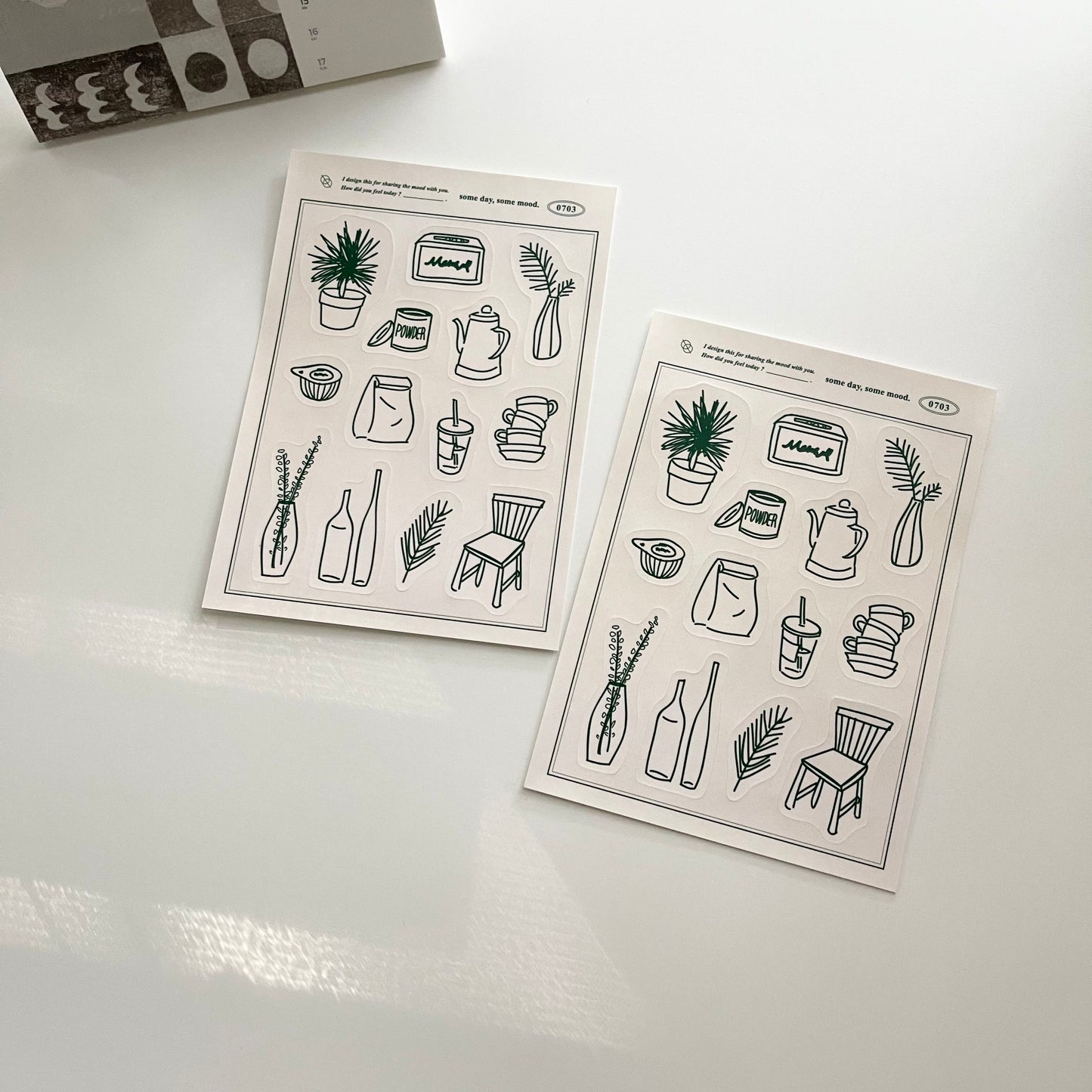 Some Mood Design Signature Sticker | Green