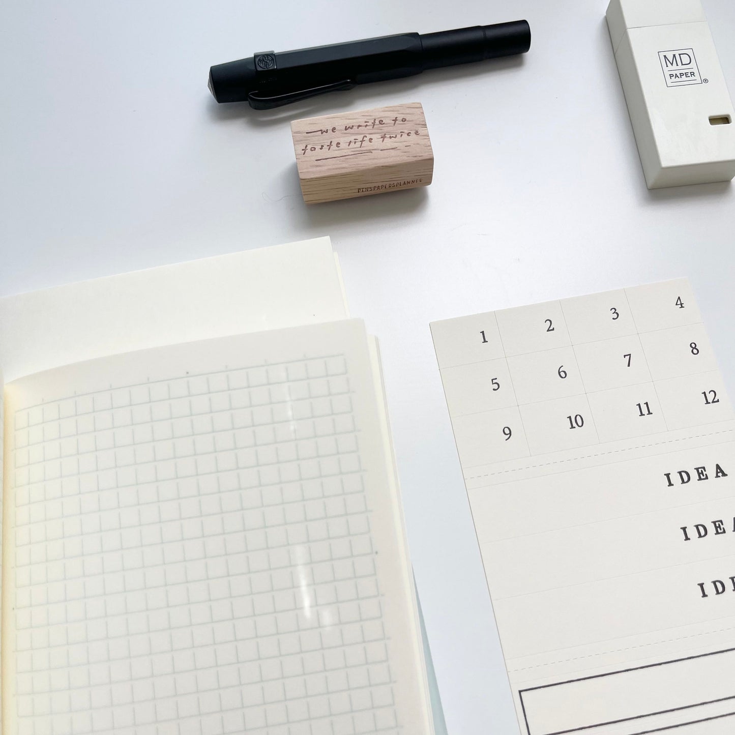 MIDORI Light Notebook Set // A6 (Blank or Grid)