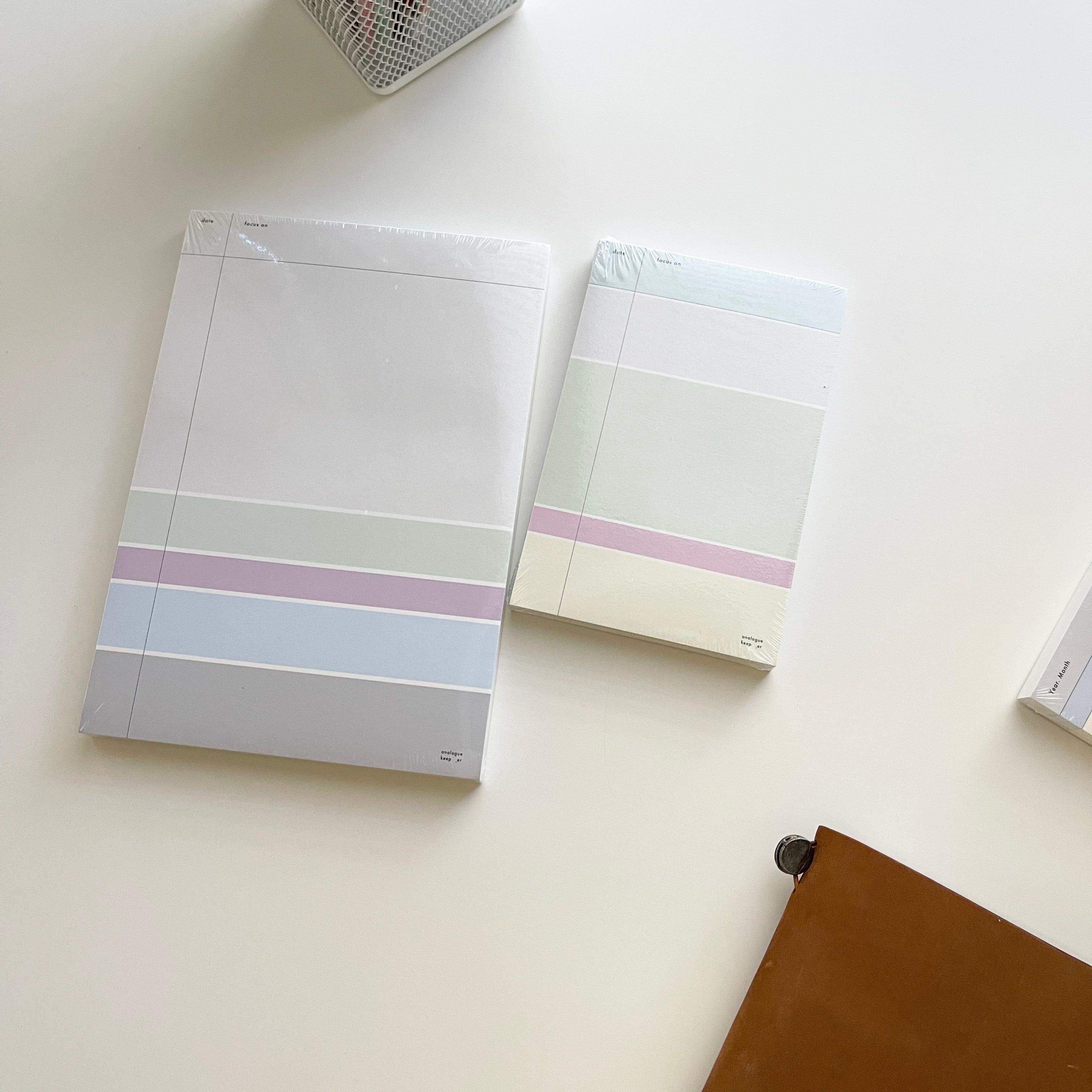 Analogue Keeper Free Memo Pad NEW // 2 Sizes Journal Station