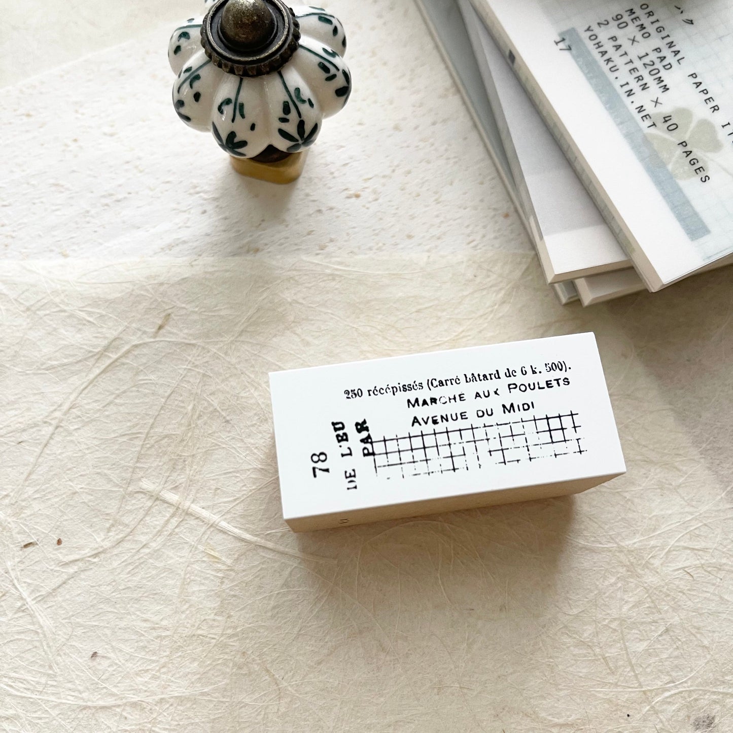 Yohaku Rubber Stamp Group A / 8 Designs