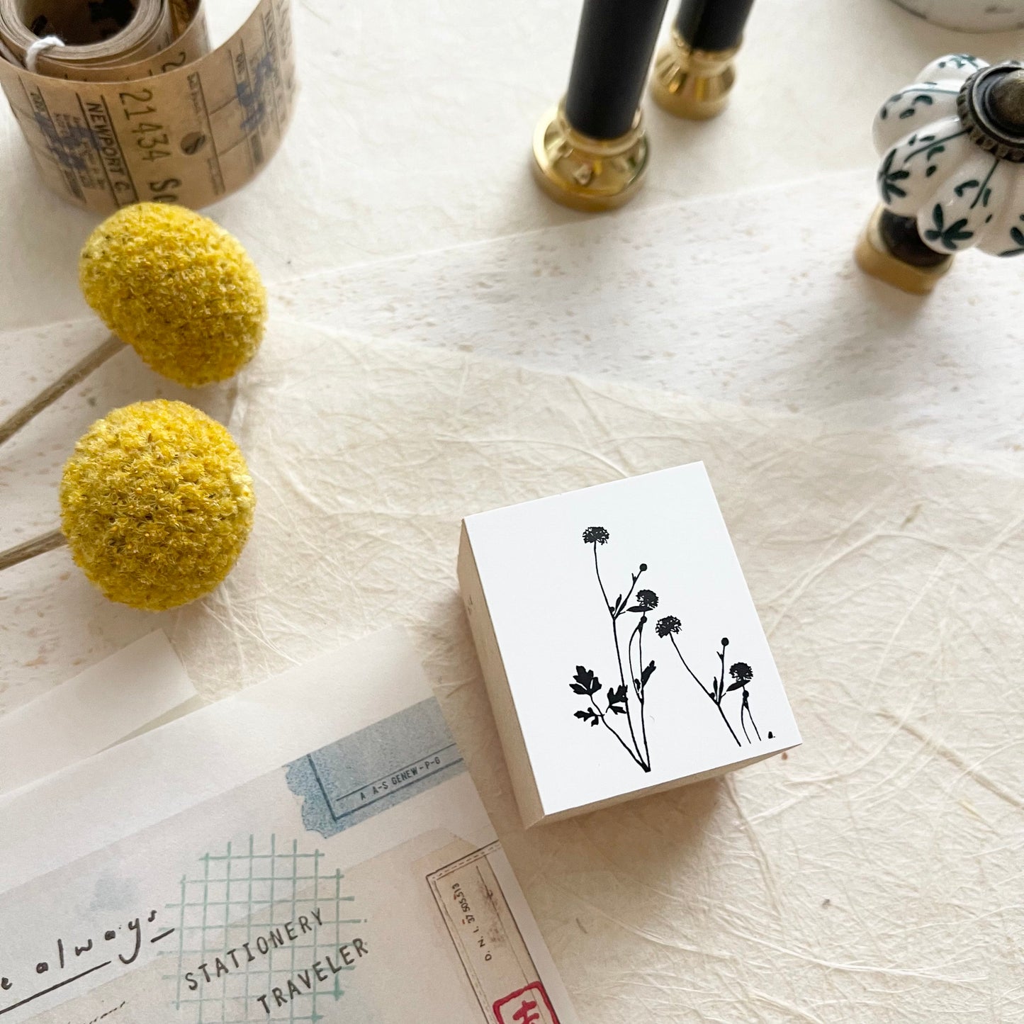 Yohaku Rubber Stamp Group B / 4 Designs
