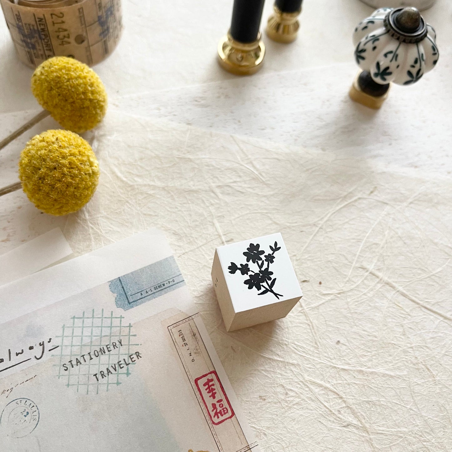 Yohaku Rubber Stamp Group B / 4 Designs