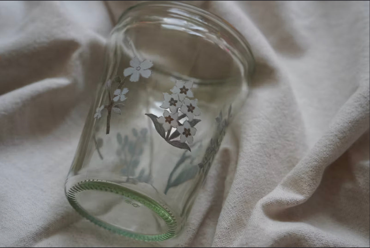 Ivy Snow Afternoon Garden 3D Transfer Sticker Set