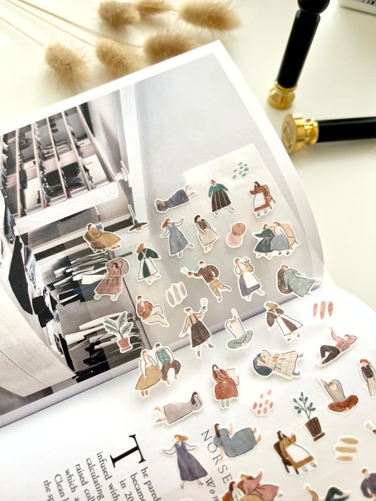 Mind Wave Cozy Sticker // Relax