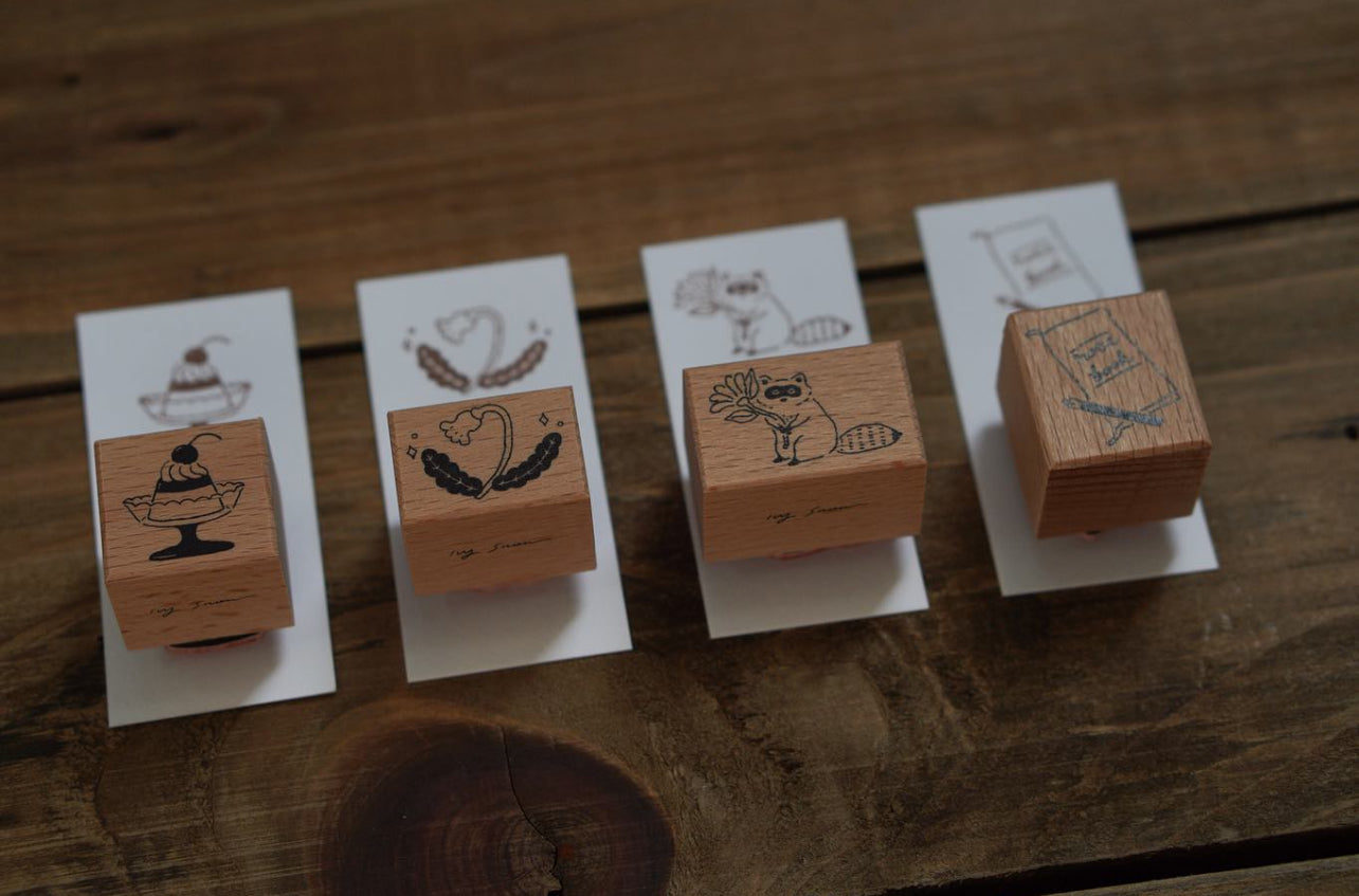 Ivy Snow Morikora Stamps // 4 Designs