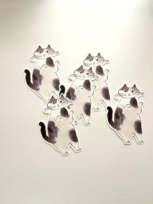 Classiky Toraneko Cat Die-cut Card Set