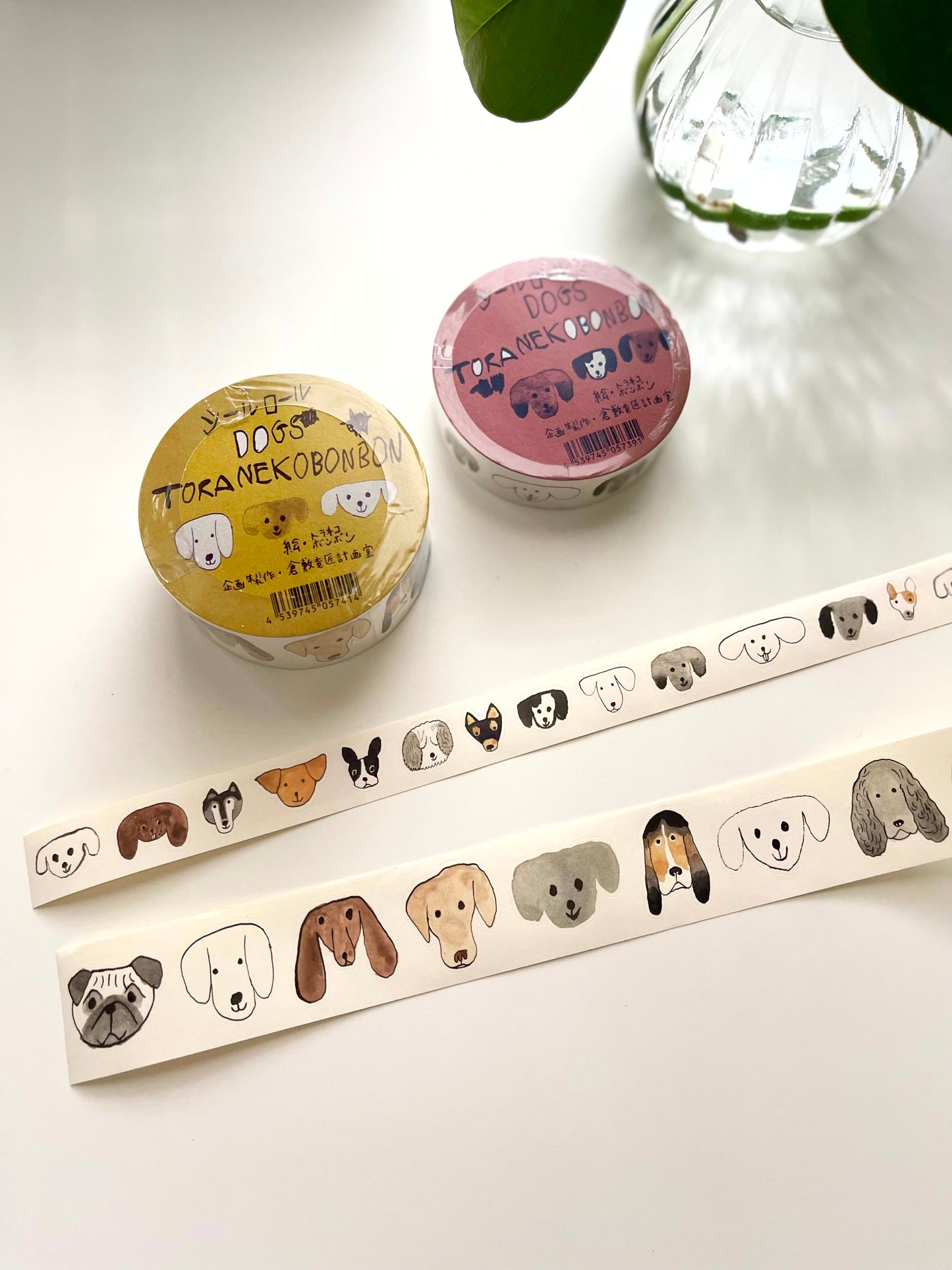 Classiky Toraneko Dogs Die-cut Sticker Roll / 2 Sizes