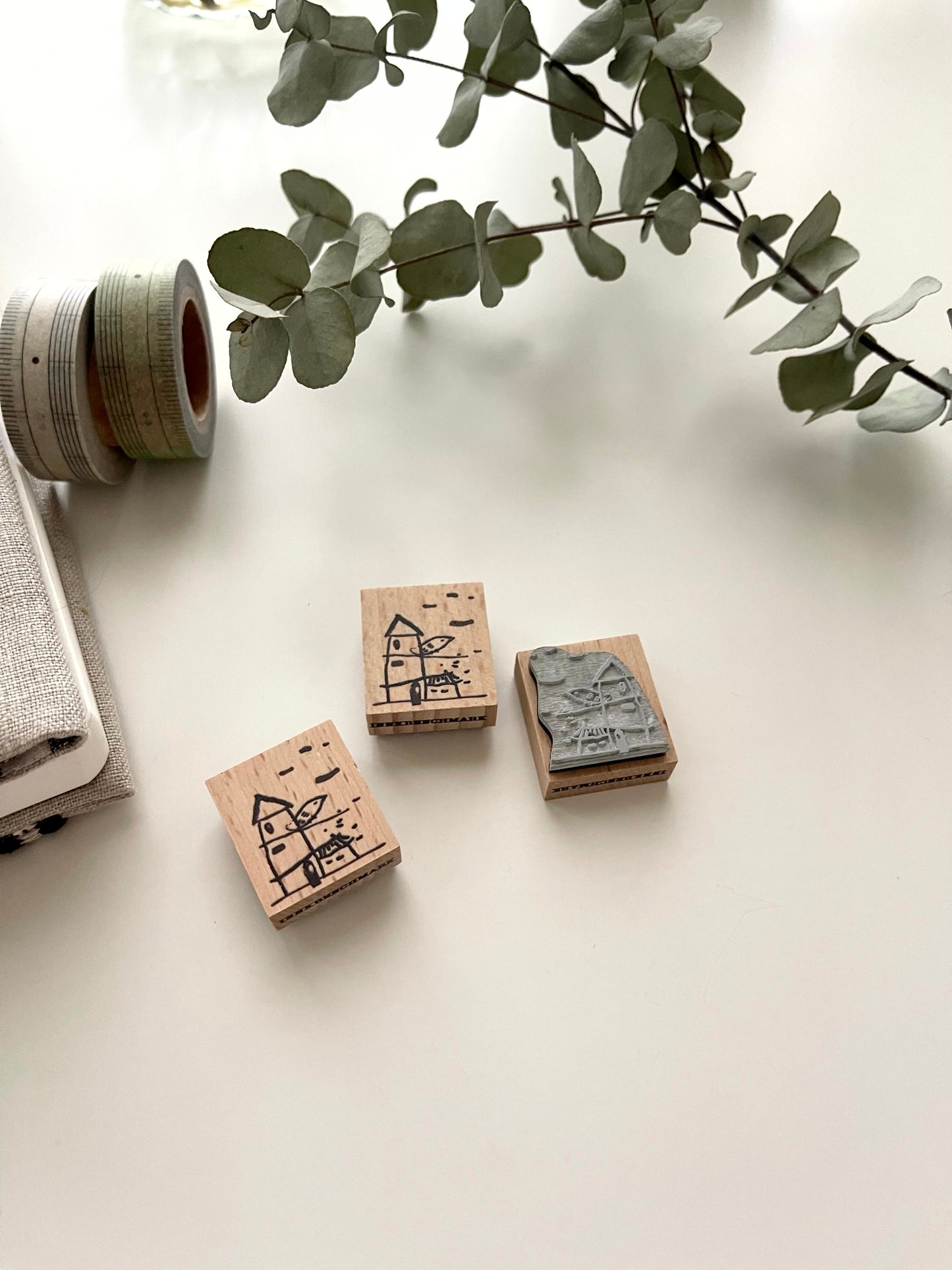 Innkbenchmark Route Moment Rubber Stamp
