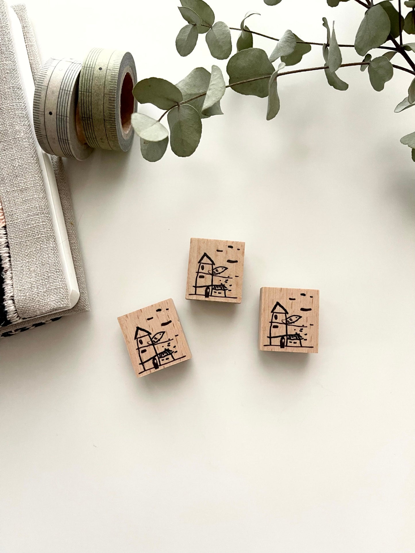 Innkbenchmark Route Moment Rubber Stamp