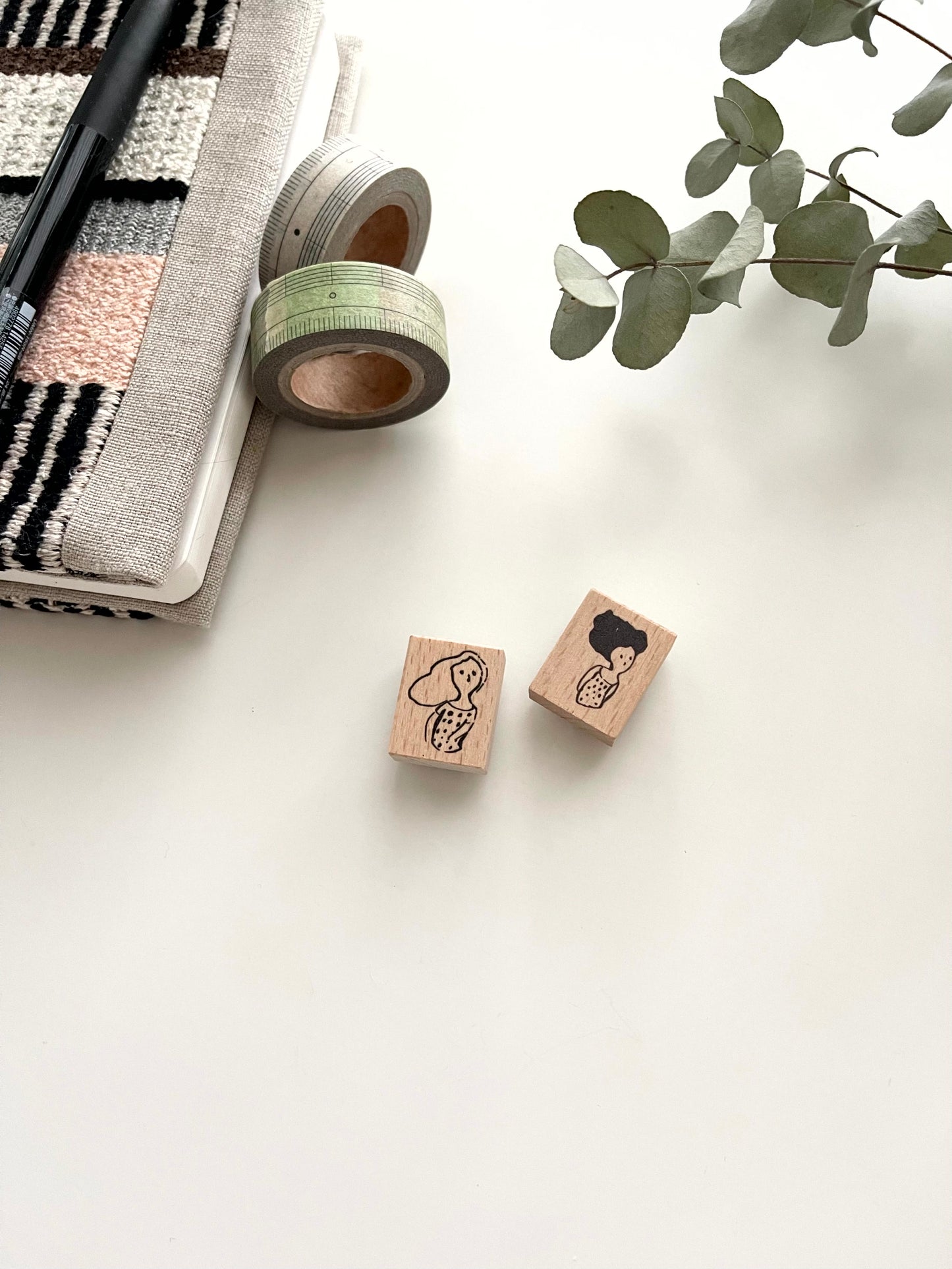 Innkbenchmark Mini Girl Rubber Stamp | 2 Designs