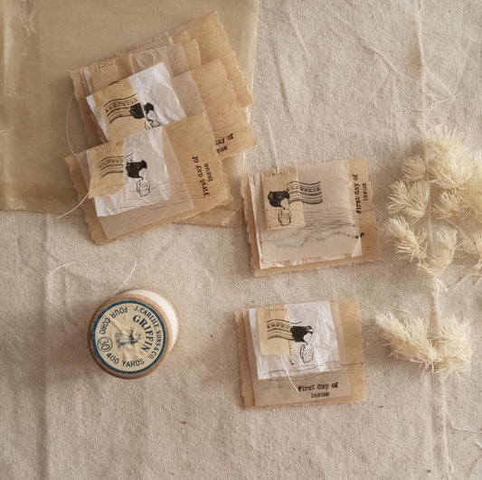 Innkbenchmark Mini Girl Rubber Stamp | 2 Designs