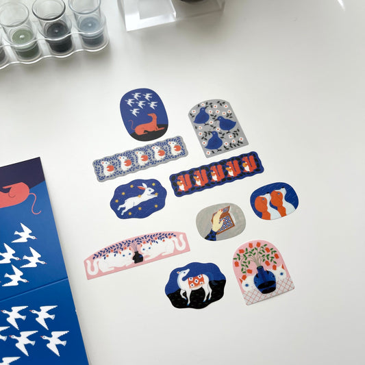 KITTA Vol. 14 Mythology Washi Stickers // KITF002