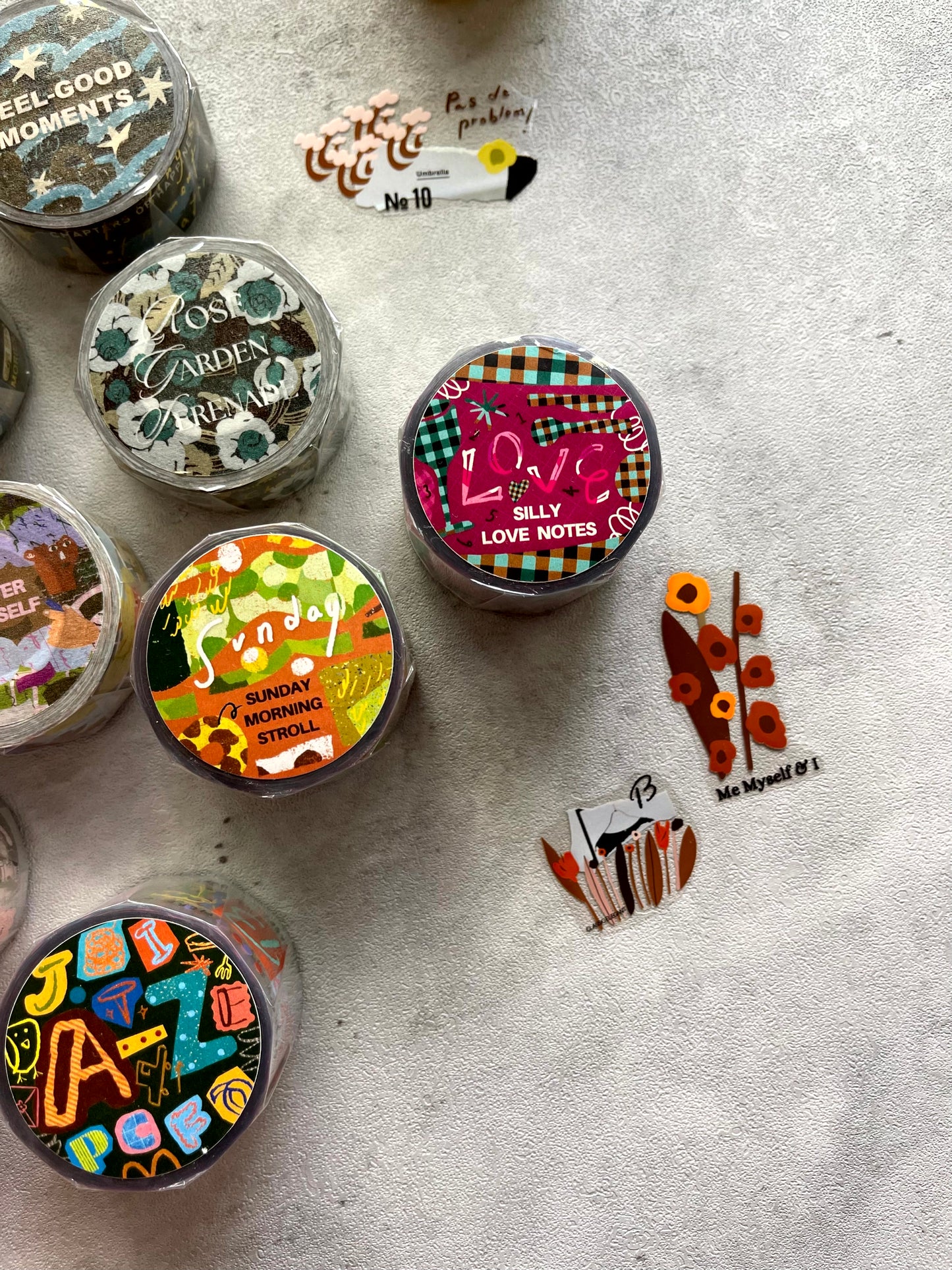 A kind of café Silly Love Notes PET Tape