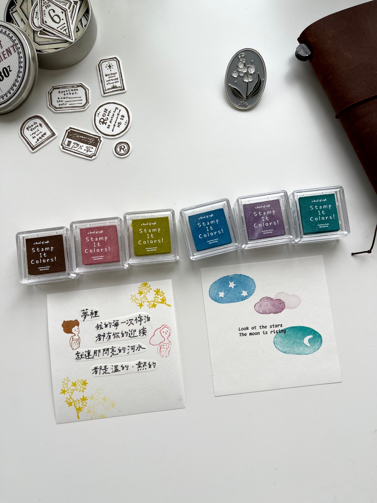 A kind of café Water-Based Ink Pad