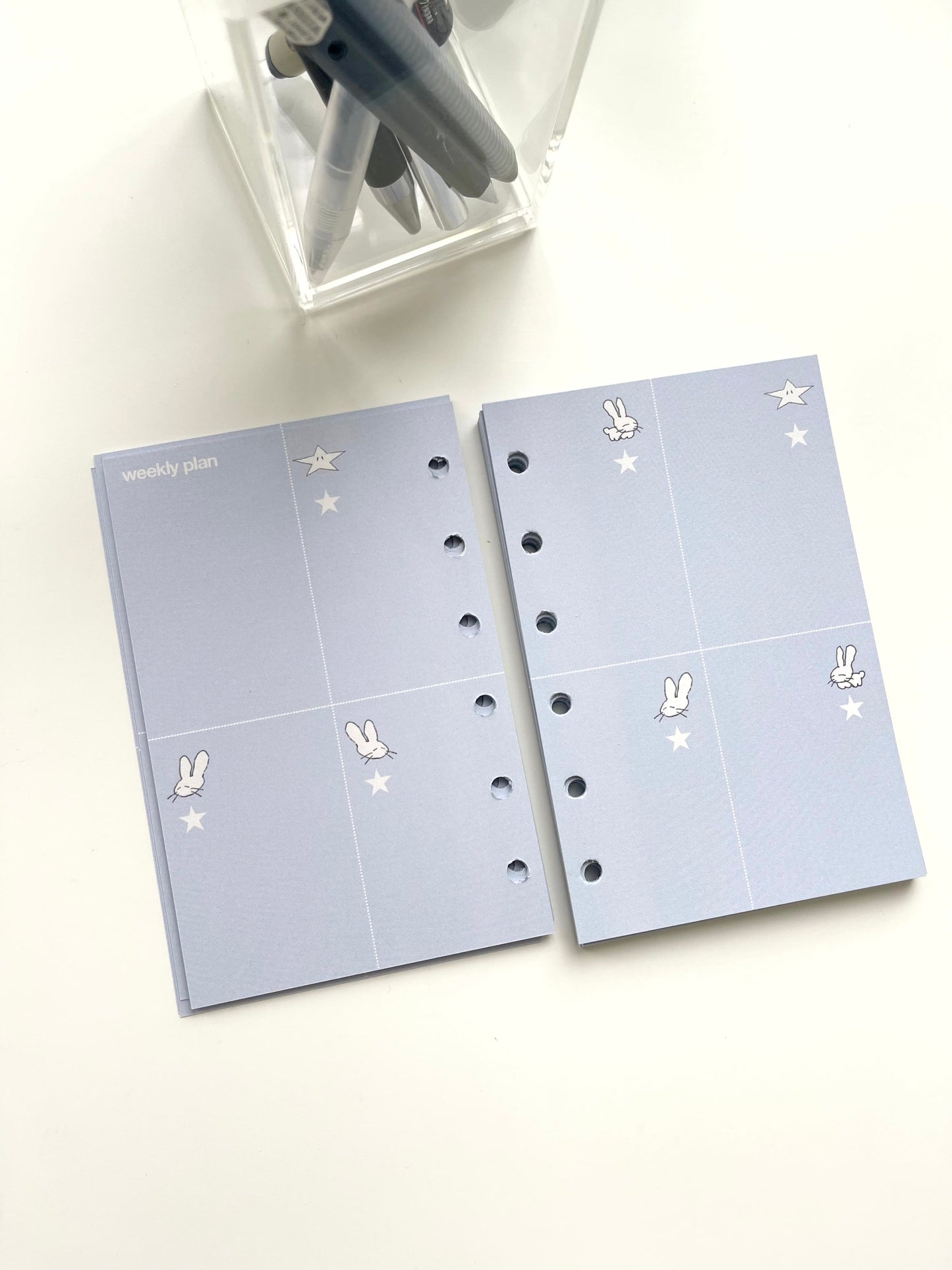 Jeongo Innerside A7 Refill Paper // Weekly Plan