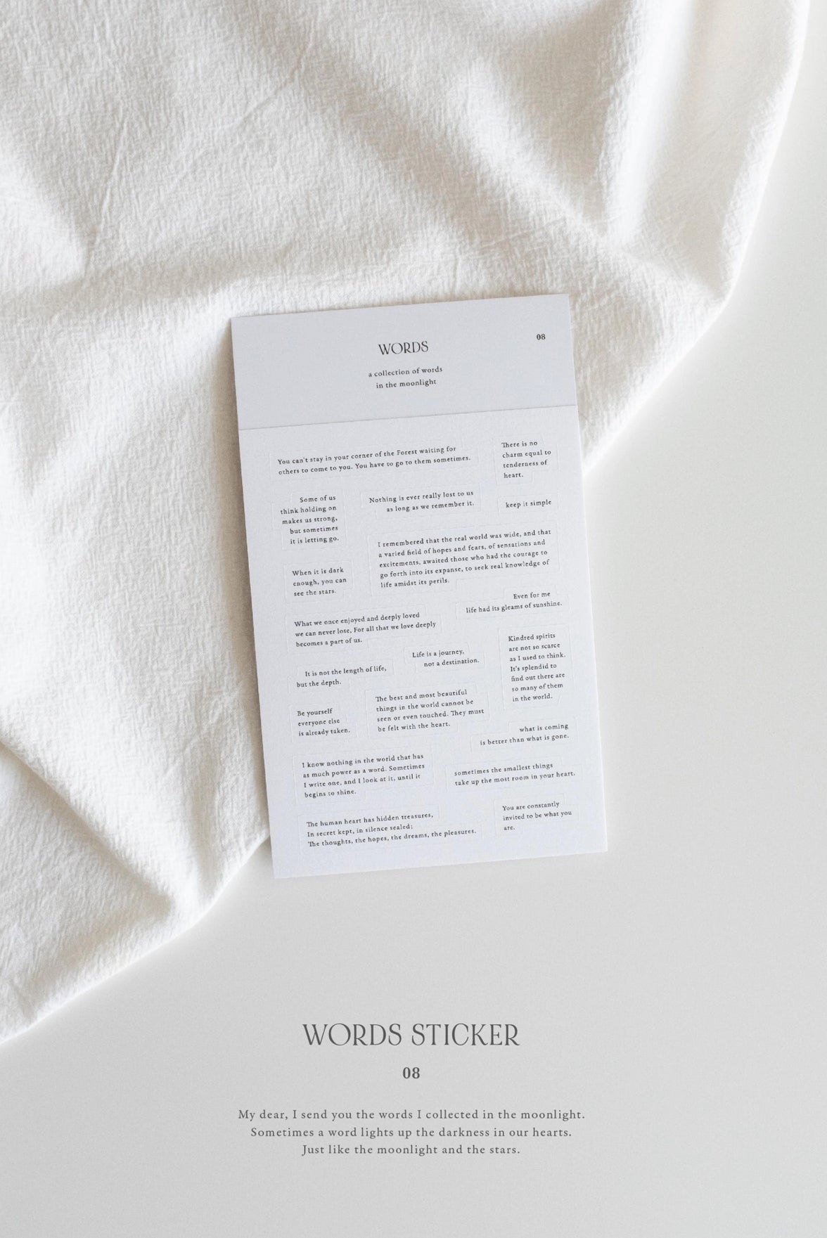 Day and Moment Collection of Words Sticker | 08