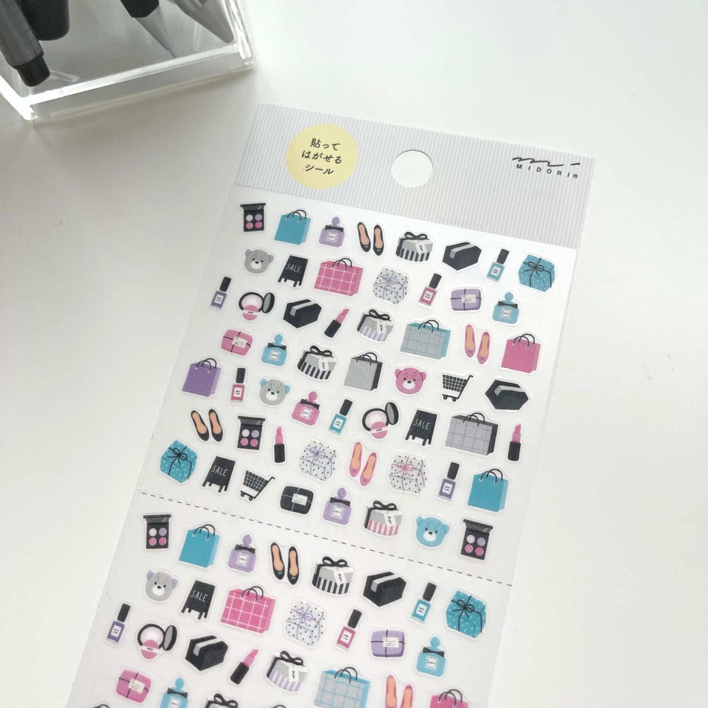 MIDORI Removable Fashion Planner Sticker