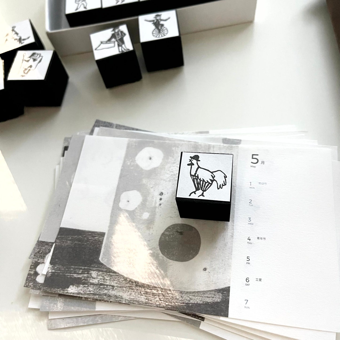 KOCKA Animal Series Rubber Stamp / 7 Designs